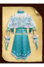 Identity V Doctor Emily Dyer Yesterday Blue Dress Kids Children Cosplay Costume